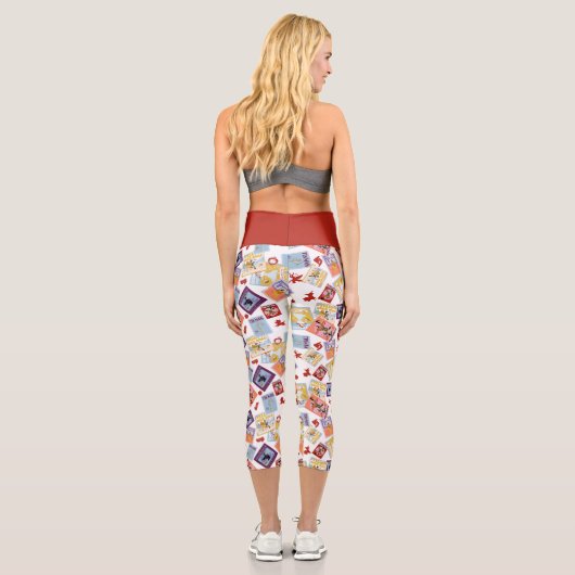 Wizard of Oz™ Character Print Toss Pattern Capri Leggings (Rückseite)