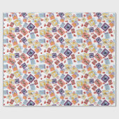 Wizard of Oz™ Character Print Toss Pattern Geschenkpapier (Flach)