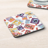 Wizard of Oz™ Character Print Toss Pattern Getränkeuntersetzer (Linke Seite)