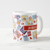 Wizard of Oz™ Character Print Toss Pattern Jumbo-Tasse (Vorderseite Rechts)