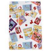 Wizard of Oz™ Character Print Toss Pattern Mittlere Geschenktüte (Rückseite)