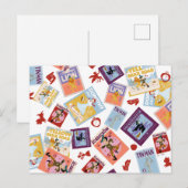 Wizard of Oz™ Character Print Toss Pattern Postkarte (Vorne/Hinten)