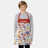 Wizard of Oz™ Character Print Toss Pattern Schürze (Getragen)