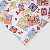 Wizard of Oz™ Character Print Toss Pattern Seidenpapier (Ausschnitt)