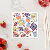 Wizard of Oz™ Character Print Toss Pattern Serviette (Beispiel)