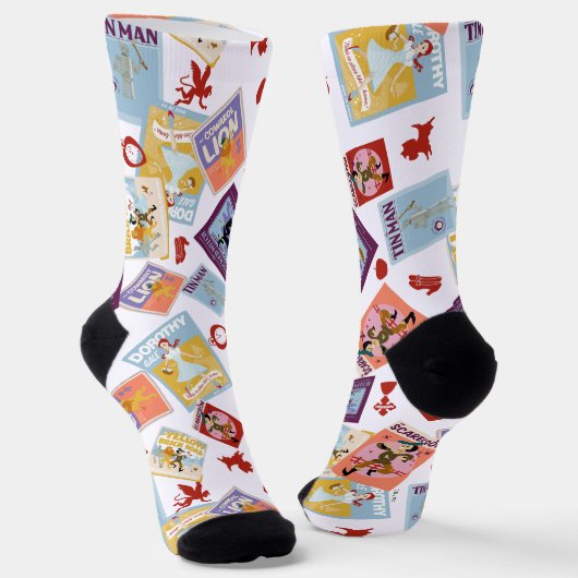 Wizard of Oz™ Character Print Toss Pattern Socken (Gewinkelt)