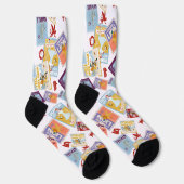 Wizard of Oz™ Character Print Toss Pattern Socken (Rechts)