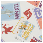 Wizard of Oz™ Character Print Toss Pattern Stoff (Nahaufnahme)