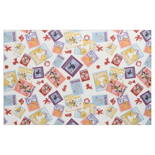 Wizard of Oz™ Character Print Toss Pattern Stoff (Fat Quarter (45,7 x 55,9 cm))