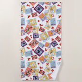 Wizard of Oz™ Character Print Toss Pattern Strandtuch (Vorderseite)