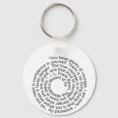 Wizard of Oz courage quote keychain Schlüsselanhänger (Vorderseite)