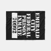 Wizard Of Oz Emerald City Inmate Prisoner Costume  Fleecedecke (Vorderseite (Horizontal))