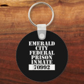 Wizard Of Oz Emerald City Inmate Prisoner Costume  Schlüsselanhänger (Vorderseite)