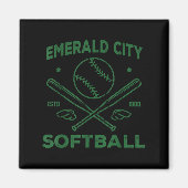 Wizard Of Oz Emerald City Softball Costume Hallowe Magnet (Vorne)