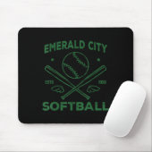 Wizard Of Oz Emerald City Softball Costume Hallowe Mousepad (Mit Mouse)