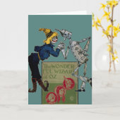 Wizard of Oz Greeting Card Karte (Gelbe Blume)