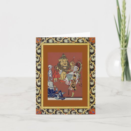 Wizard of Oz Greeting Card Karte (Vorderseite)
