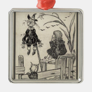 Wizard of Oz Silbernes Ornament