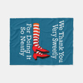 Wizard Of Oz - We Thank You Very Sweetly Fleecedecke (Vorderseite (Horizontal))