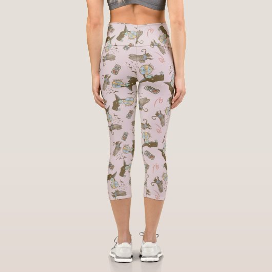 Wizard of Oz™ Wicked Witch™ Crystal Ball Pattern Capri Leggings (Rückseite)