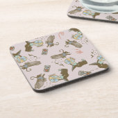 Wizard of Oz™ Wicked Witch™ Crystal Ball Pattern Getränkeuntersetzer (Linke Seite)