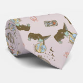 Wizard of Oz™ Wicked Witch™ Crystal Ball Pattern Krawatte (Gerollt)