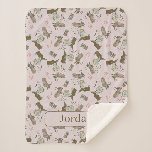 Wizard of Oz™ Wicked Witch™ Crystal Ball Pattern Sherpadecke (Vorderseite)