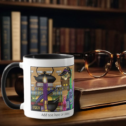 Wizard Owl Books Tränke Tasse