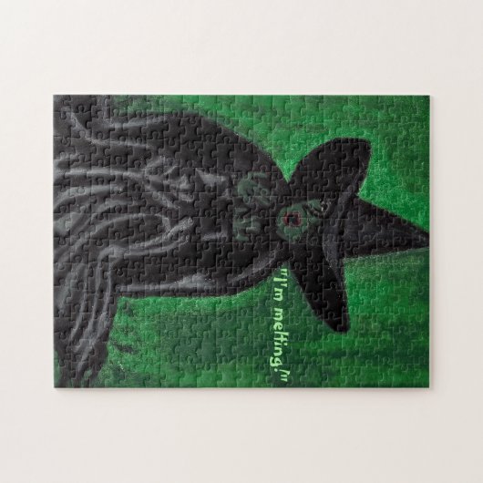 WIZARD OZ MELTING WITCH JIGSAW PUZZLE (Horizontal)