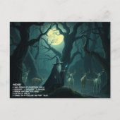 Wizard Postcard Feiertagspostkarte (Vorderseite)
