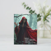 Wizard Postcard Feiertagspostkarte (Stehend Vorderseite)