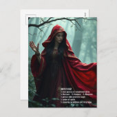 Wizard Postcard Feiertagspostkarte (Vorne/Hinten)