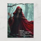 Wizard Postcard Feiertagspostkarte (Vorderseite)