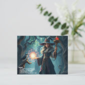 Wizard Postcard Feiertagspostkarte (Stehend Vorderseite)