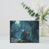 Wizard Postcard Feiertagspostkarte (Stehend Vorderseite)