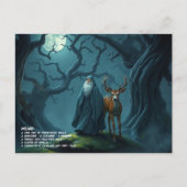 Wizard Postcard Feiertagspostkarte (Vorderseite)