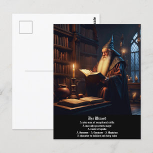 Wizard Postcard Postkarte