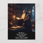 Wizard Postcard Postkarte (Vorderseite)