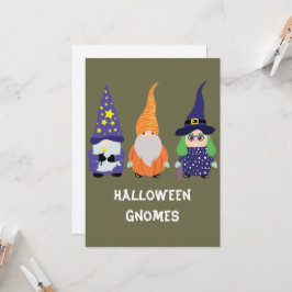 Wizard Pumpkin Hexenmeister Halloween Gnomes Holid Einladung