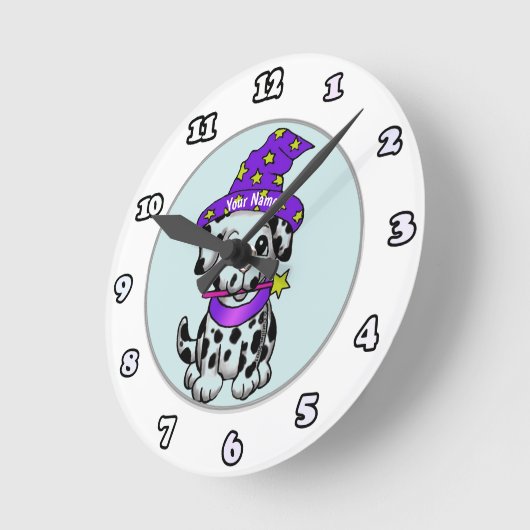 Wizard Puppy Dog Uhr (Winkel)