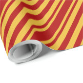 Wizard Rot und Gold Geschenkpapier (Rolleneckpunkt)