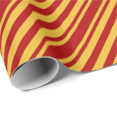 Wizard Rot und Gold Geschenkpapier (Rolleneckpunkt)