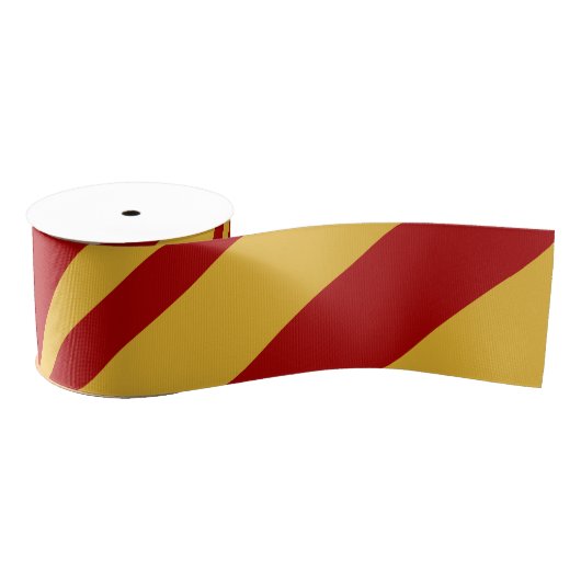 Wizard Rot und Gold Ripsband (Spule)