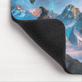 Wizard rpg Sonnenuntergang Mousepad (Ecke)