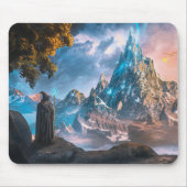 Wizard rpg Sonnenuntergang Mousepad (Vorne)