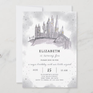 Wizard School Birthday Einladung