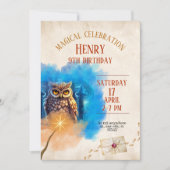 Wizard School Themed Birthday Party Invitation Save The Date (Vorderseite)