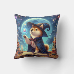 Wizard Shiba Inu Pillow Kissen