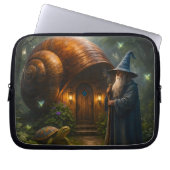 Wizard snail shell cottage enchanted neoprene lapt laptopschutzhülle (Vorderseite)