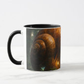 Wizard snail shell cottage fantasy black combo tasse (Links)